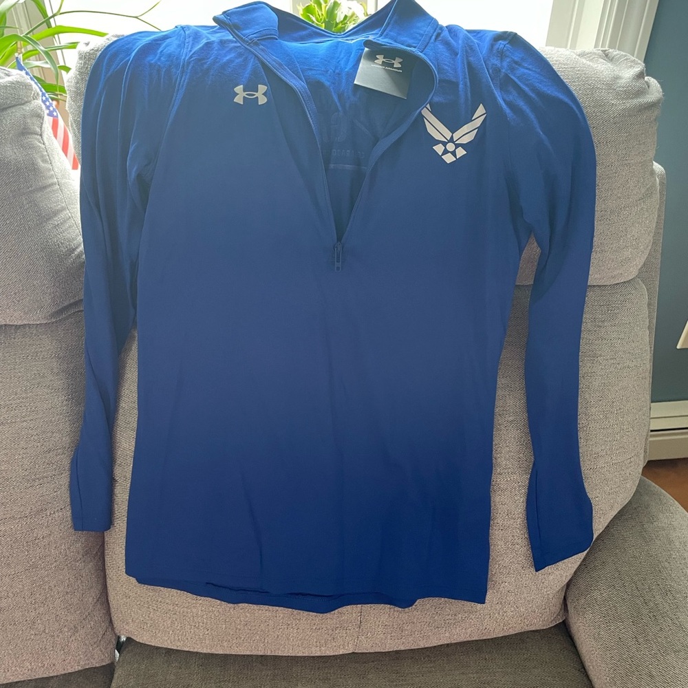 Under Armour Royal Blue Women's 1/2 Zip Team Tech Pullover